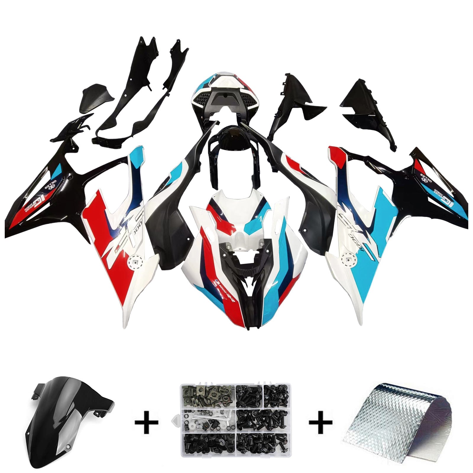 Kit de carenado para BMW S1000RR 2019-2022 Genérico