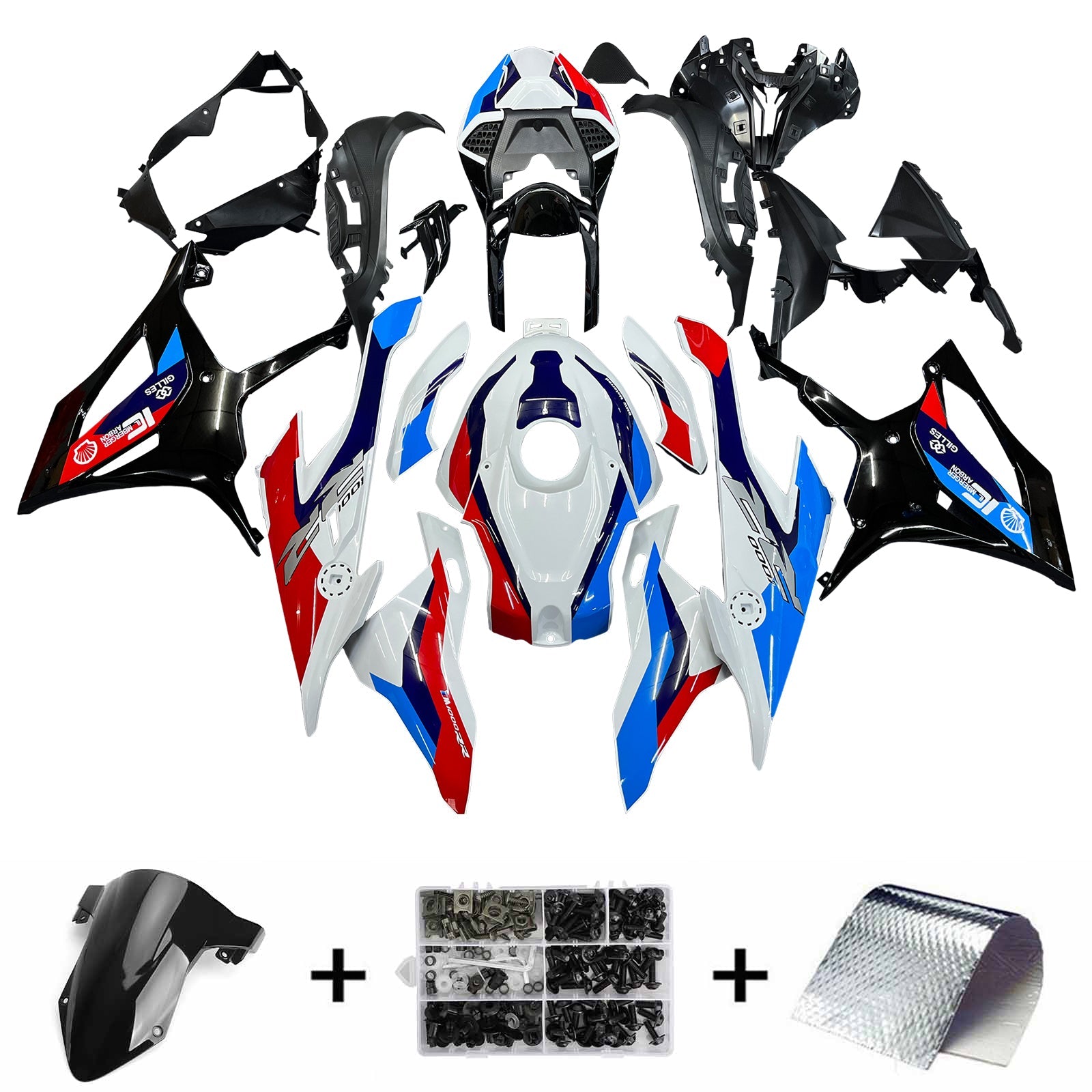 Kit de carenado para BMW S1000RR 2019-2022 Genérico