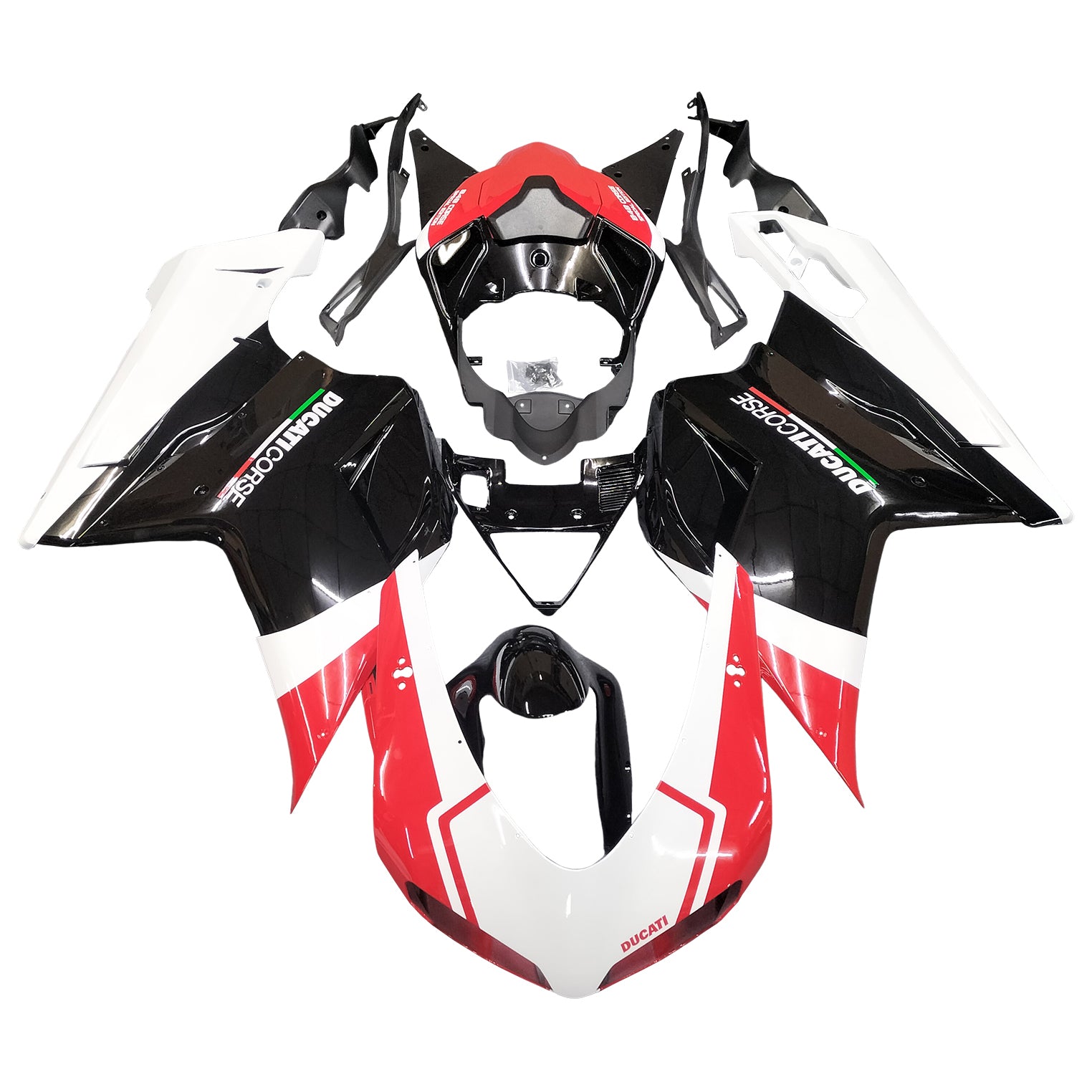 Fairings for 2007-2012 Ducati 1098 1198 848 Red Black 1198 Generic