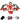Fairings 2003-2004 Honda CBR 600 RR Red & Black Honda Generic