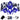 Fairings 2005-2006 Honda CBR 600 RR Blue CBR Generic