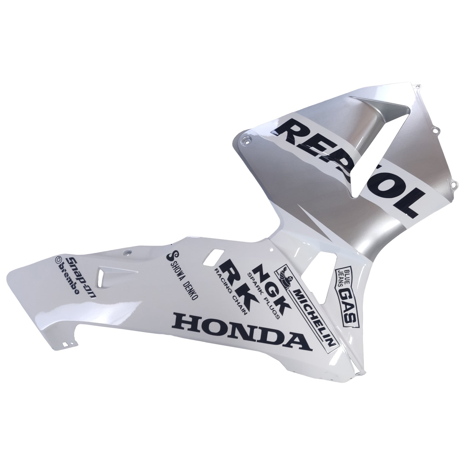 Carenados 2005-2006 Honda CBR 600 RR Blanco y Plata Repsol Generic