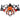 Fairings 2007-2008 Honda CBR 600 RR Black & Orange Repsol Generic