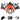 Fairings 2007-2008 Honda CBR 600 RR Black & Orange Repsol Generic