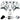 Honda CBR600RR 2009-2012 F5 Fairing Kit Bodywork Plastic ABS