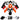 Fairings 2004-2005 Honda CBR 1000 RR Black Orange Repsol Generic
