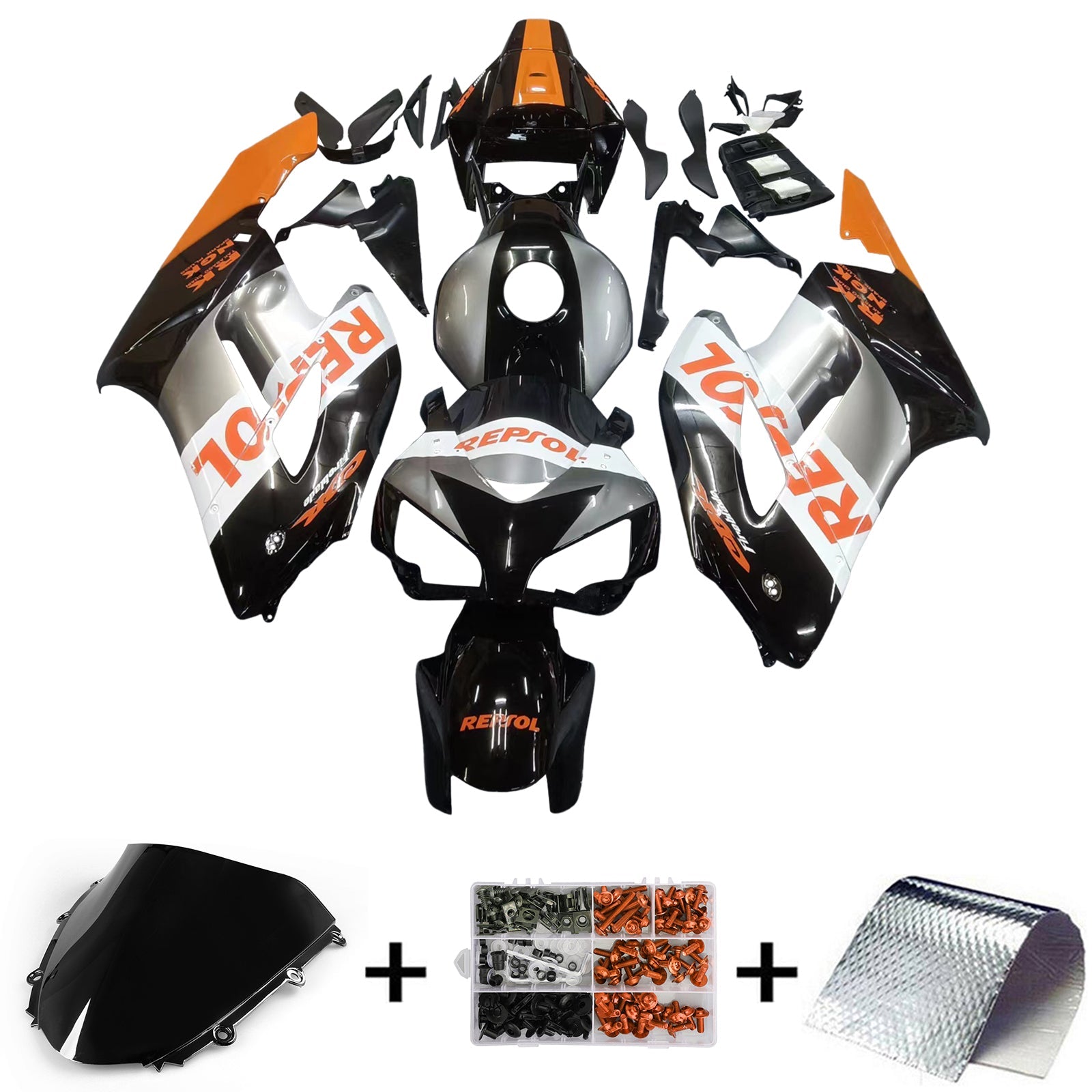 Honda CBR1000RR 2004-2005 Kit Carenado Carrocería Plástico ABS