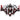 Fairings 2006-2007 Honda CBR 1000 RR Black & Red Flame Generic