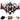 Fairings 2006-2007 Honda CBR 1000 RR Black & Red Flame Generic