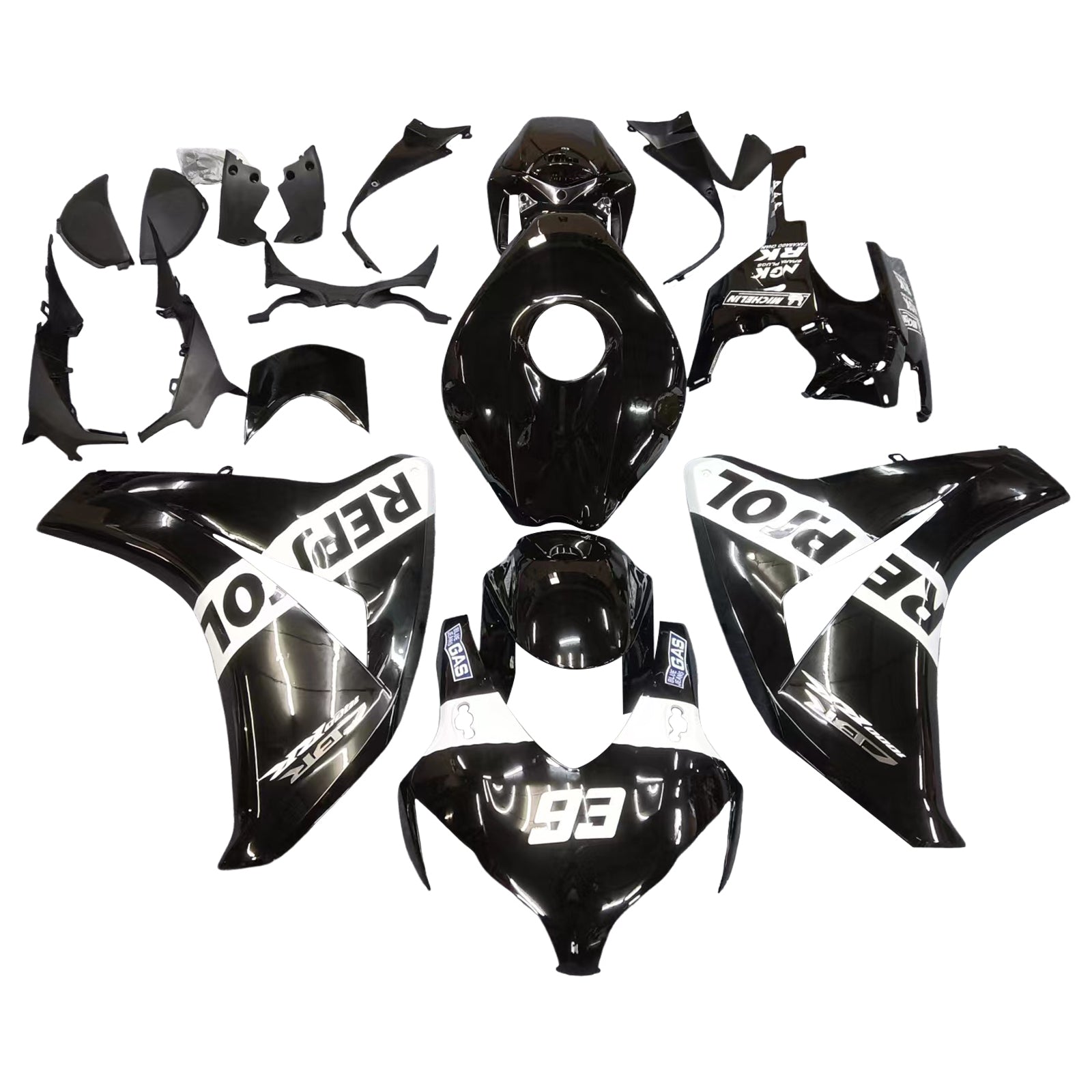 Honda CBR1000RR 2008-2011 Fairing Kit Bodywork Plastic ABS