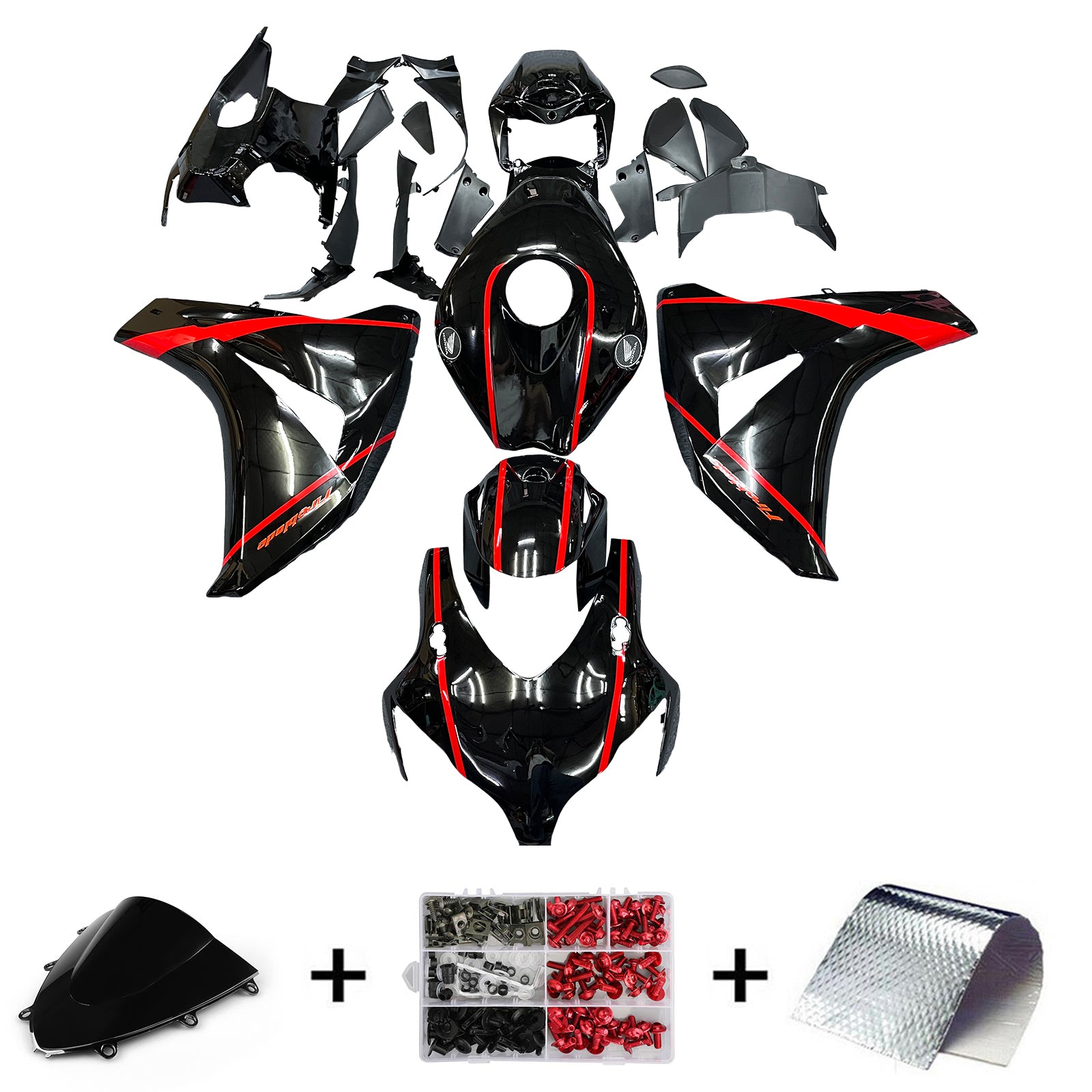 Honda CBR1000RR 2008-2011 Kit Carenado Carrocería Plástico ABS