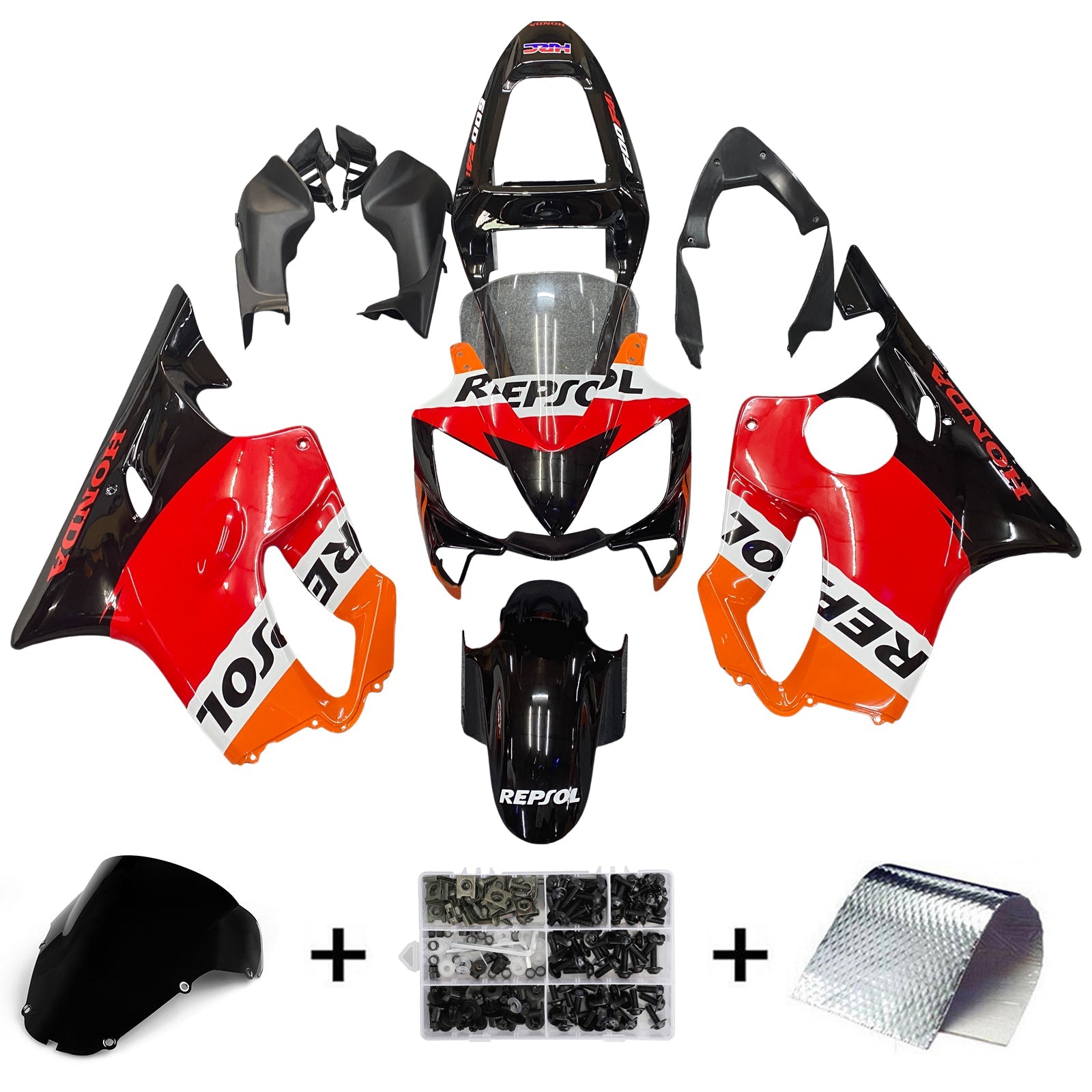 Honda CBR600 F4i 2001-2003 Kit Carenado Carrocería Plástico ABS