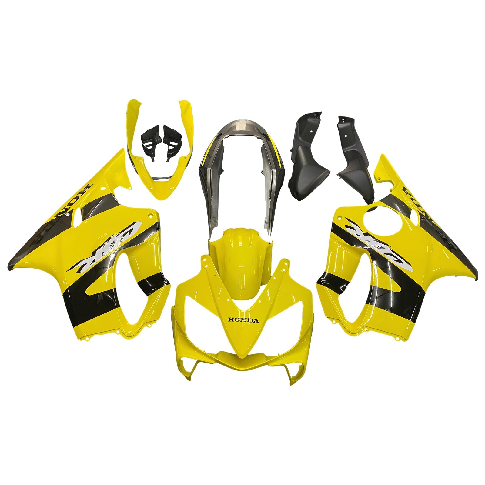 Fairings 2004-2007 Honda CBR 600 F4i Yellow & Black CBR Generic