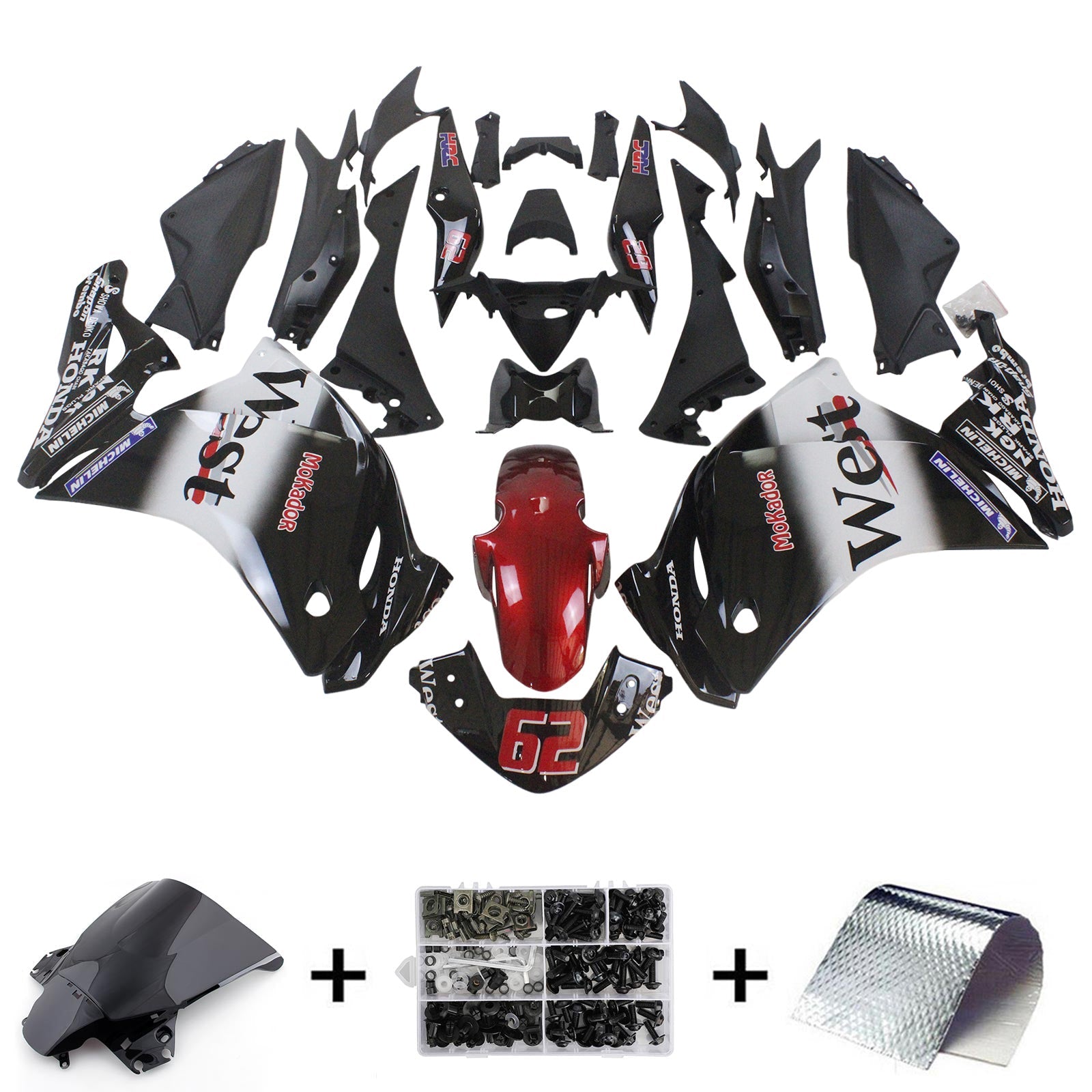 Kit carenado Honda CBR250R 2011-2013