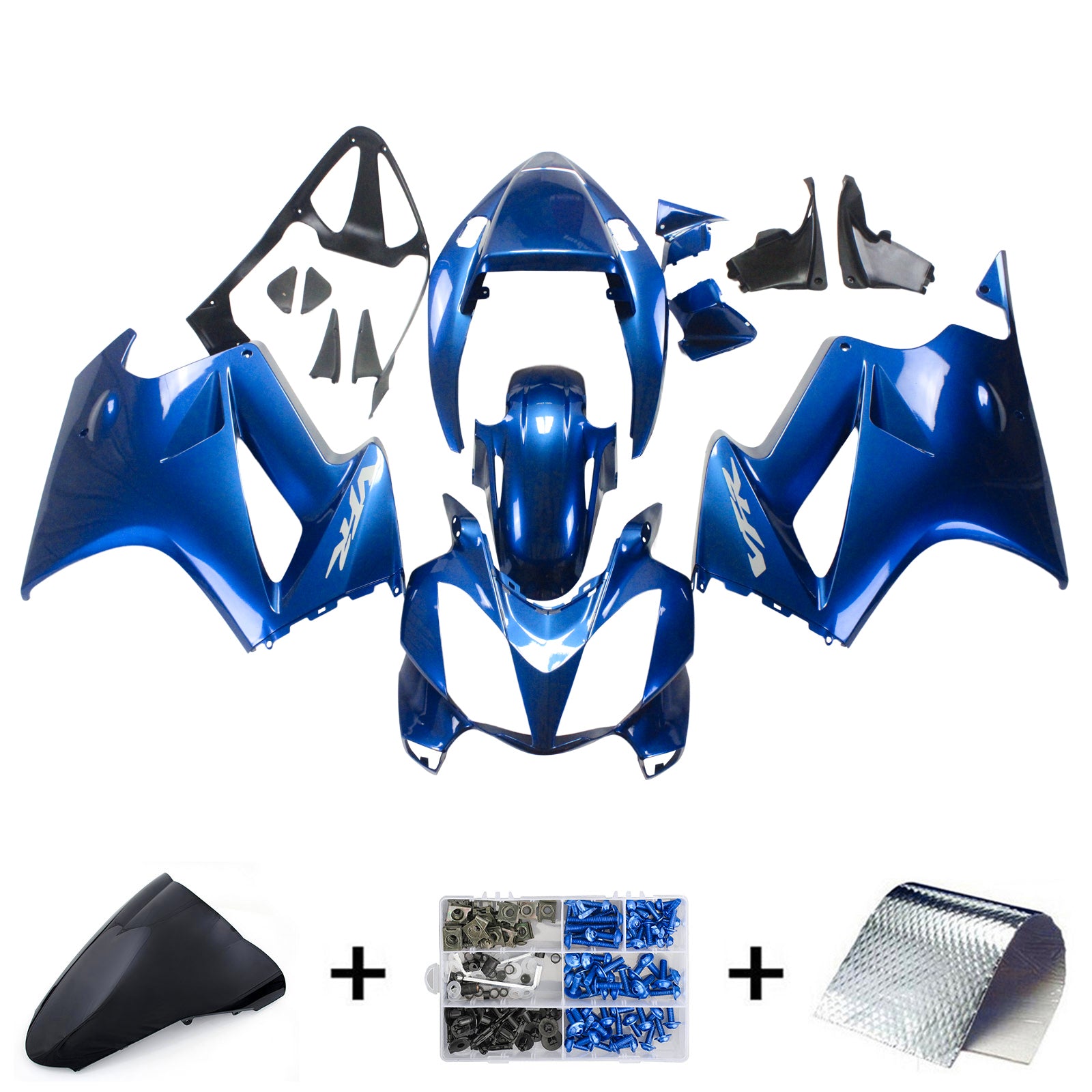 Darupsun 2002-2012 Honda VFR800 ABS Plastic bodywork Fairing