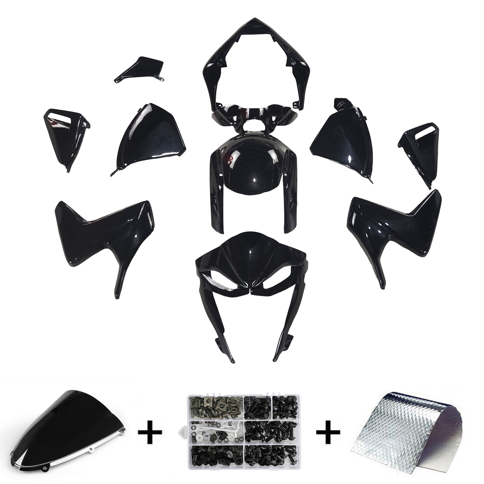 Honda CB1000R 2008-2015 Kit Carenado Carrocería Plástico ABS