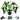Kawasaki ZX6R 636 2003-2004 Fairing Kit Bodywork Plastic ABS