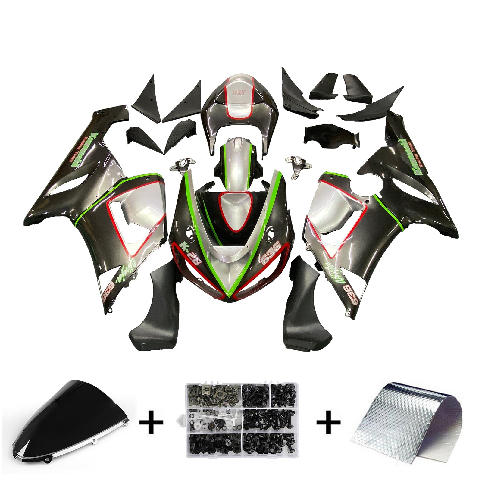 Fairing Kit For Kawasaki ZX6R 636 2005-2006 Generic