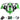 Kawasaki ZX6R 636 2009-2012 Fairing Kit Bodywork Plastic ABS