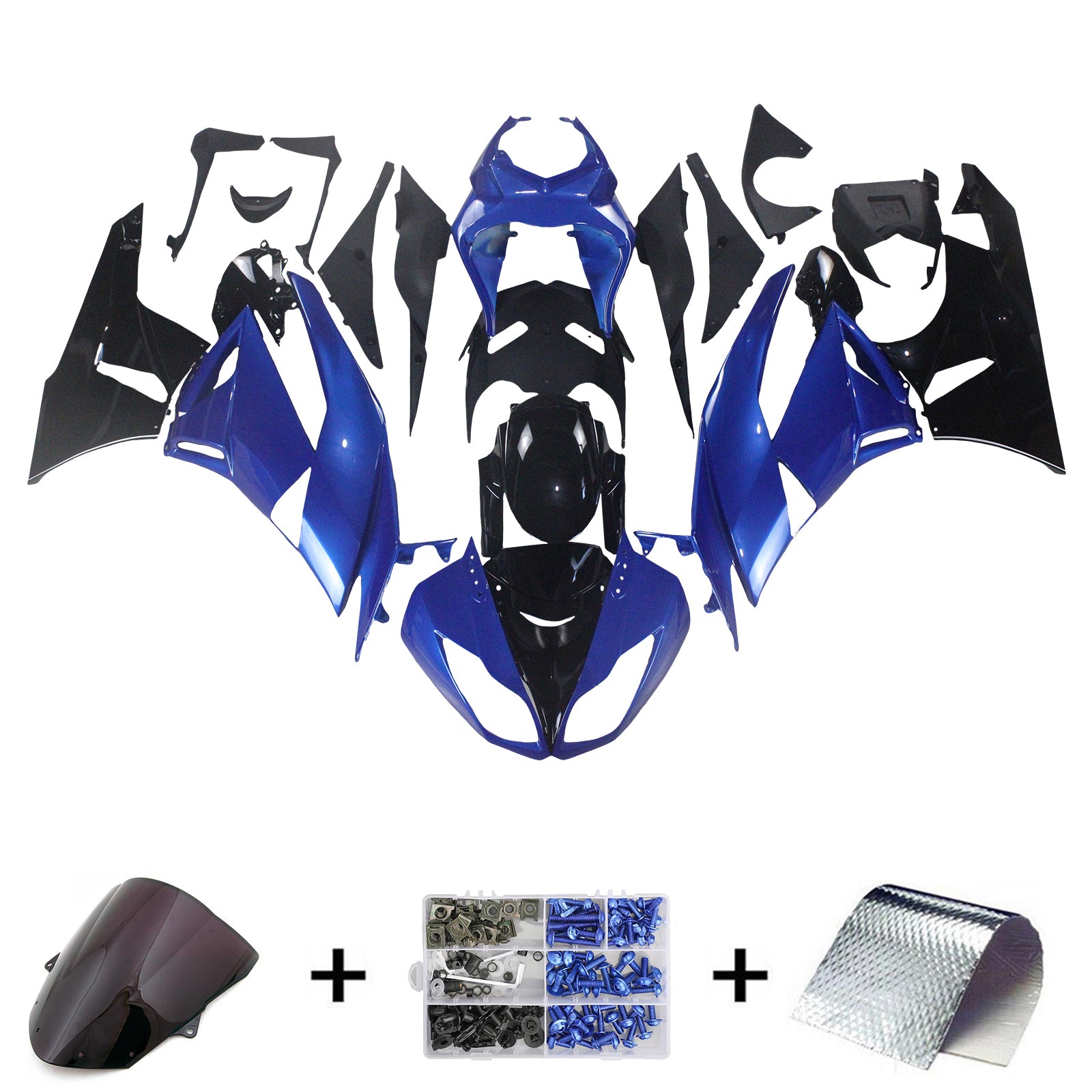 Kawasaki ZX6R 636 2009-2012 Kit Carenado Carrocería Plástico ABS