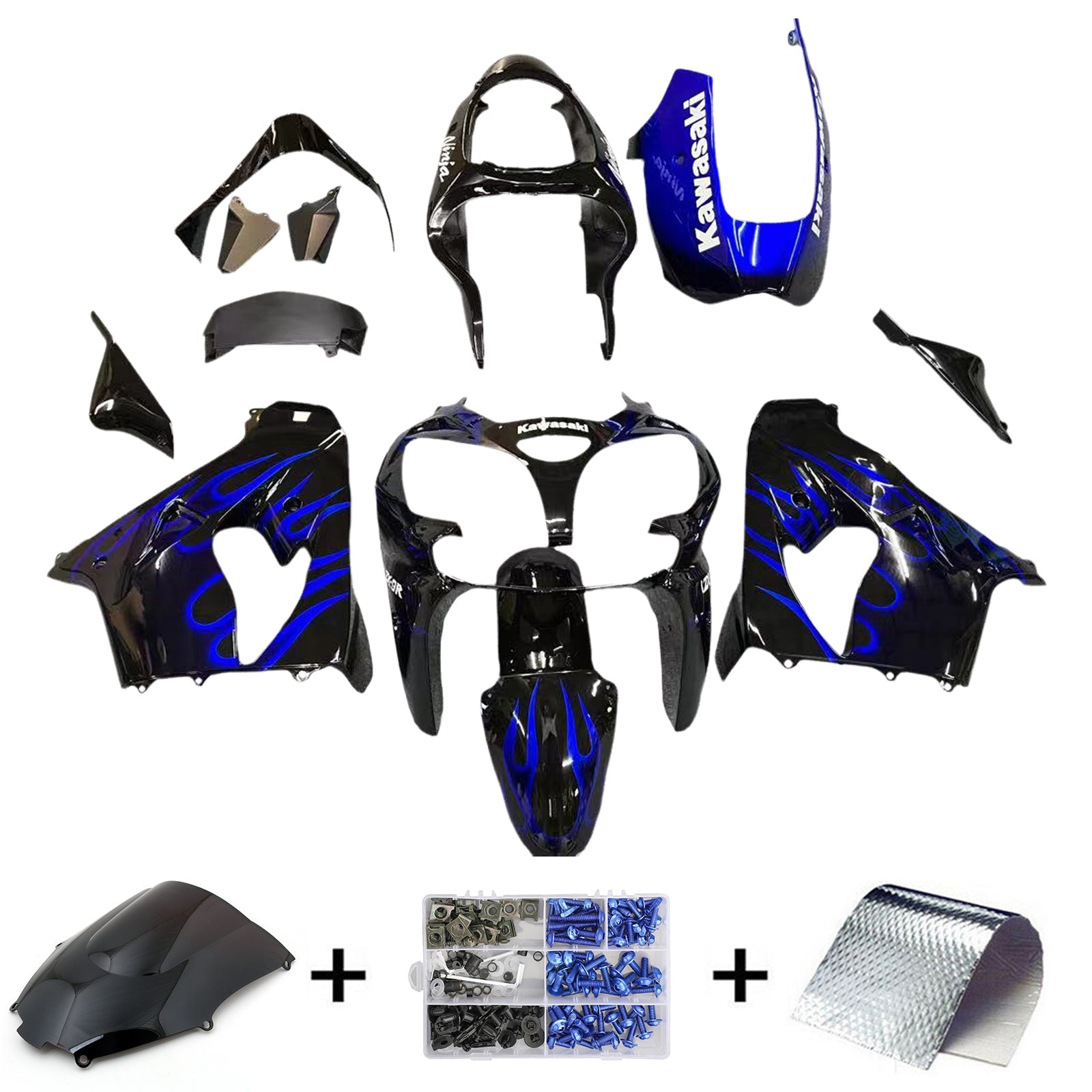 Fairing Kit For Kawasaki ZX9R 2000-2001 Generic