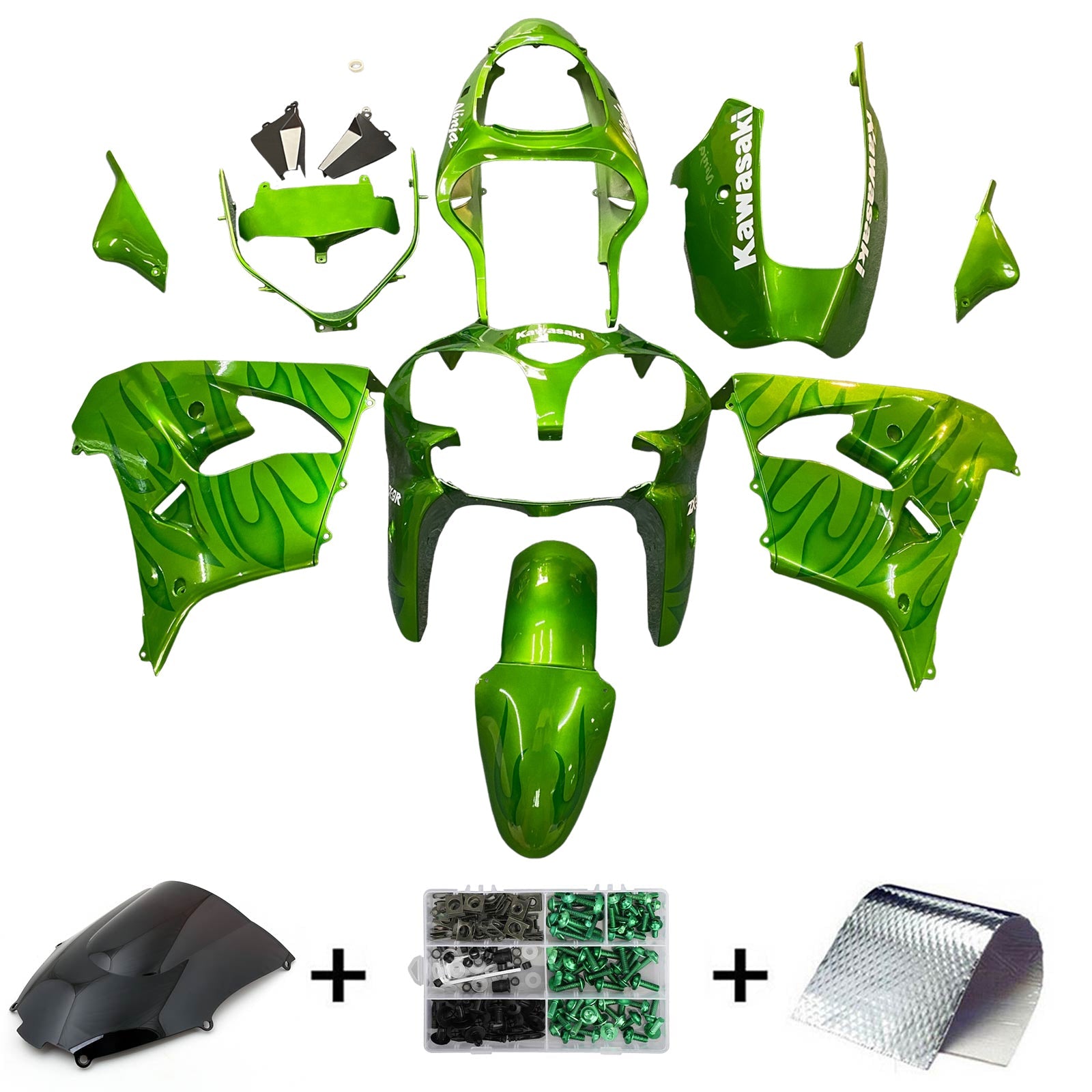 Fairing Kit For Kawasaki ZX9R 2000-2001 Generic