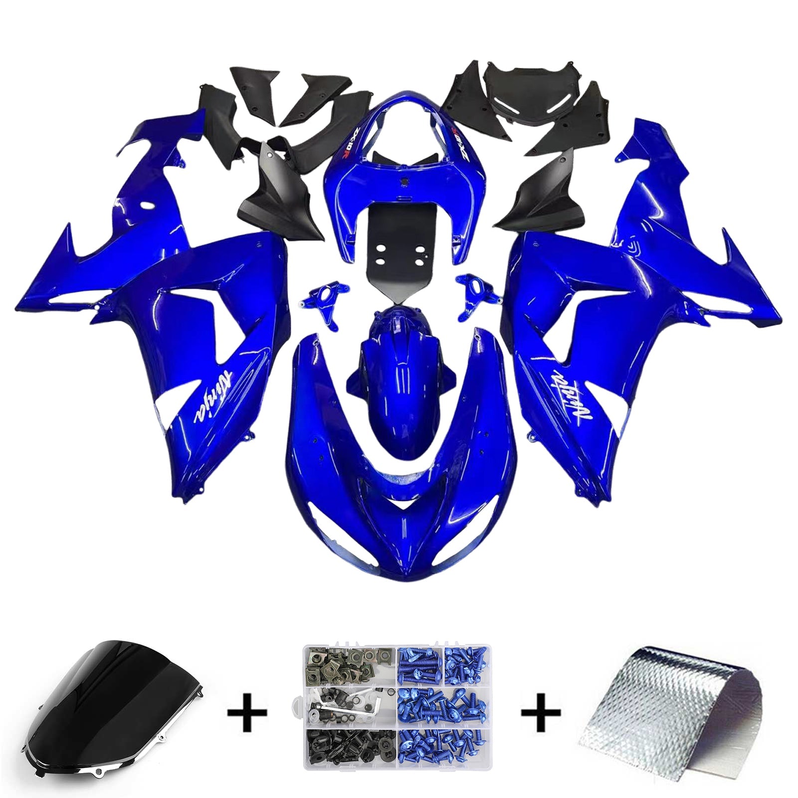 Fairings 2006-2007 Kawasaki ZX 10R Blue Ninja Generic