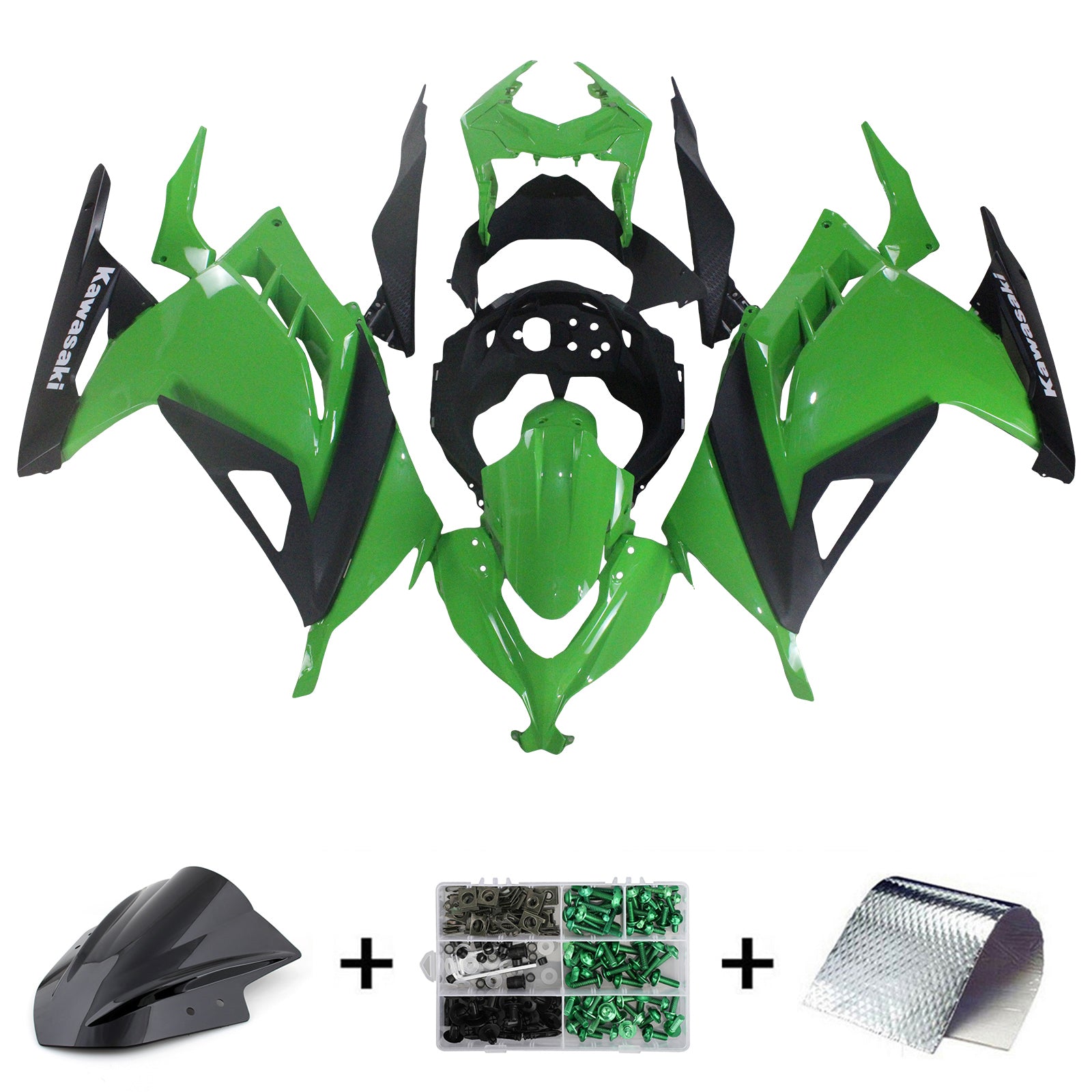 Kawasaki EX300/Ninja300 2013-2017 Kit Carenado Carrocería Plástico ABS