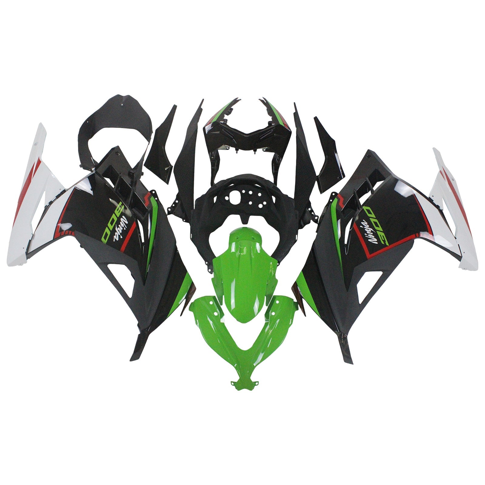 Kawasaki EX300/Ninja300 2013-2017 Kit Carenado Carrocería Plástico ABS