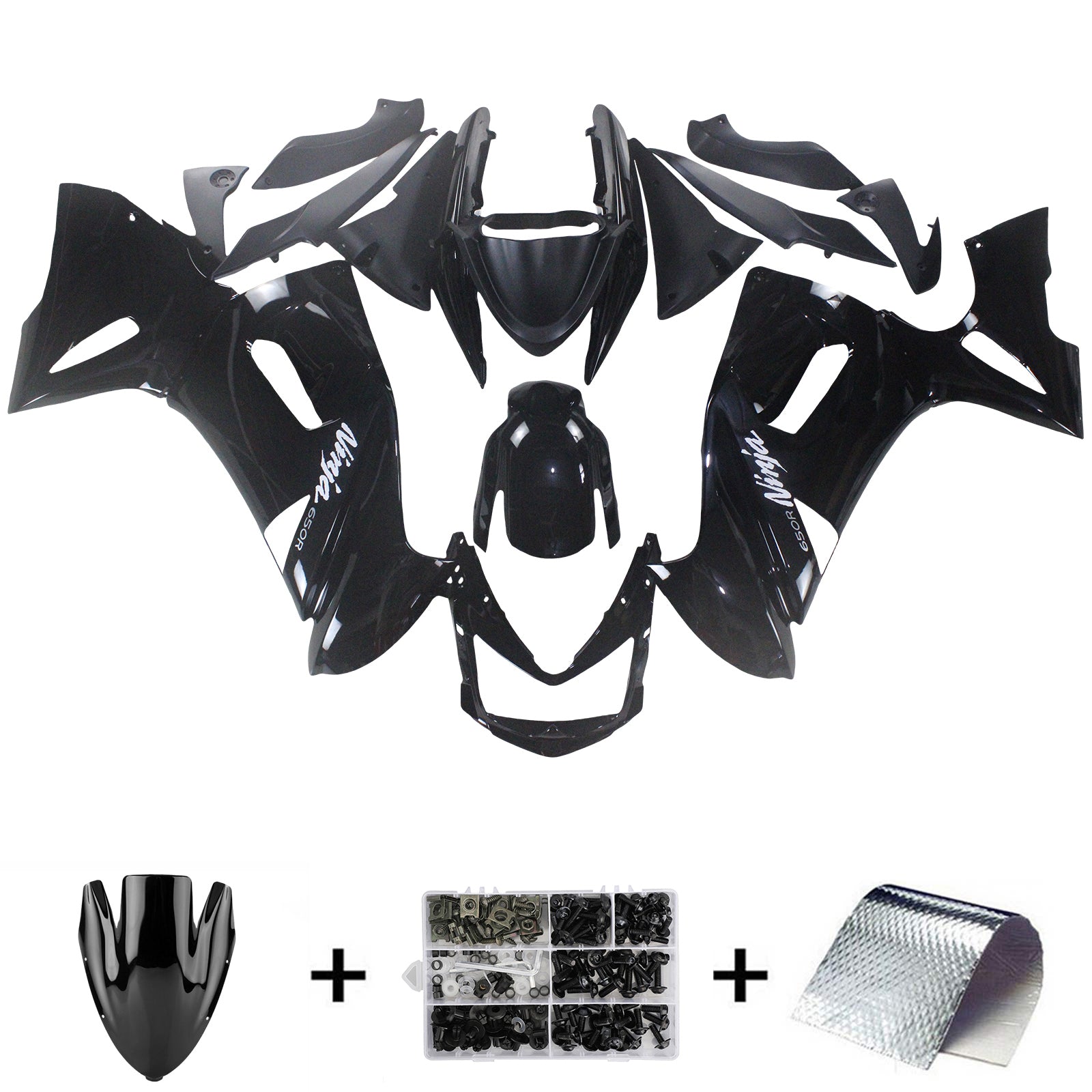 Kawasaki Ninja 650 ER-6F EX650 2006-2008  Fairing Kit Plastic