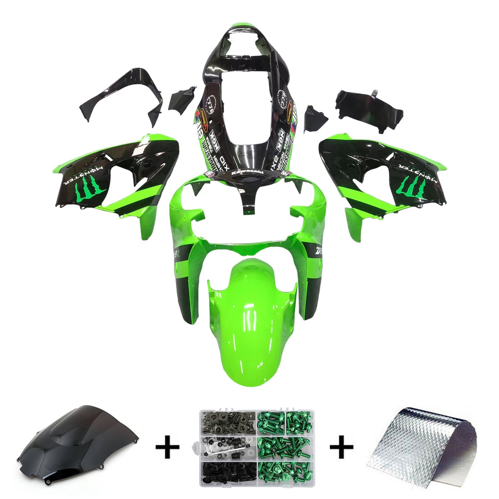 Kit Carenado Kawasaki ZX9R 2002-2003 Carrocería Plástico ABS