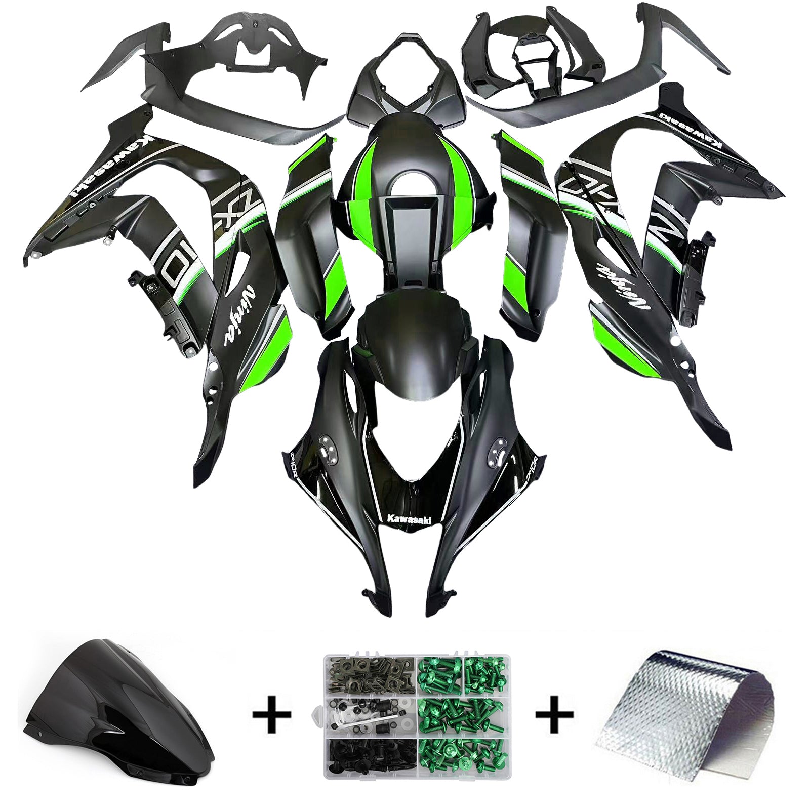 Kawasaki ZX10R 2016-2020 Fairing Kit Bodywork Plastic ABS