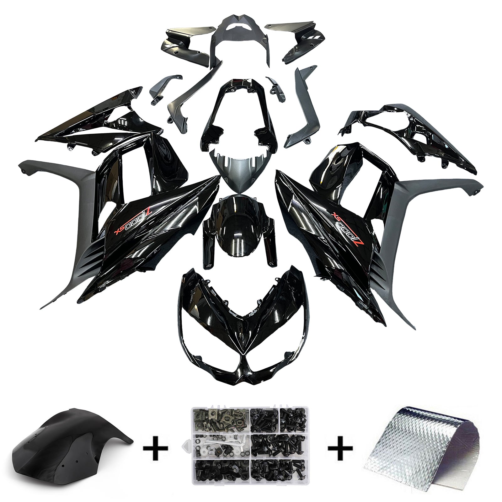 Kit Carenado Kawasaki Z1000SX 2010-2015 Carrocería Plástico ABS