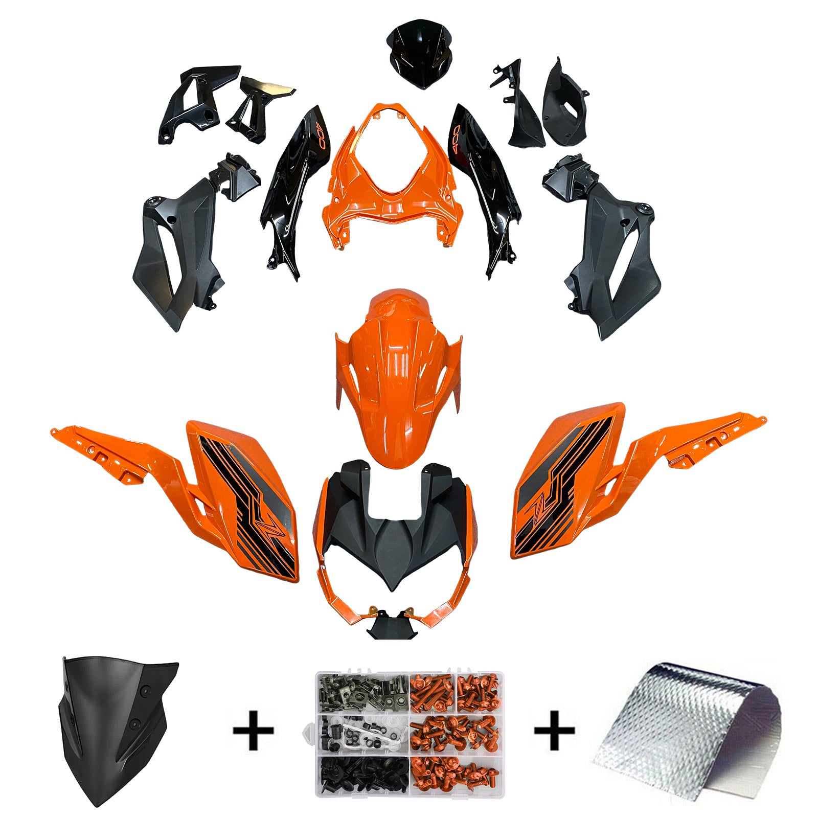 Kit Carenado Kawasaki Z400 2018-2024 Carrocería Plástico ABS