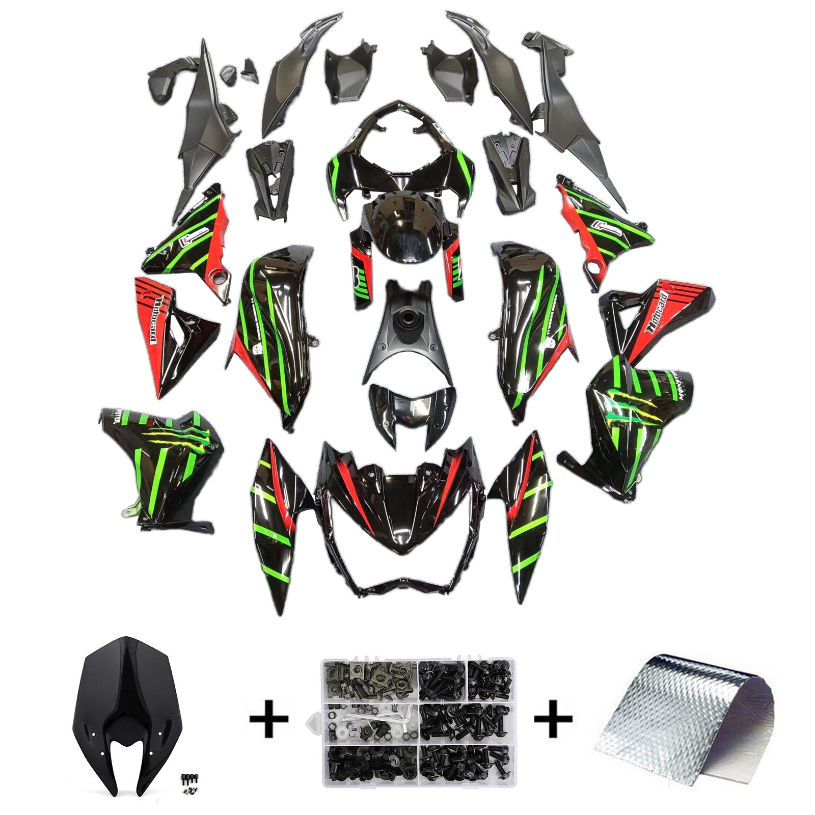 Kit Carenado Kawasaki Z800 2013-2018 Carrocería Plástico ABS