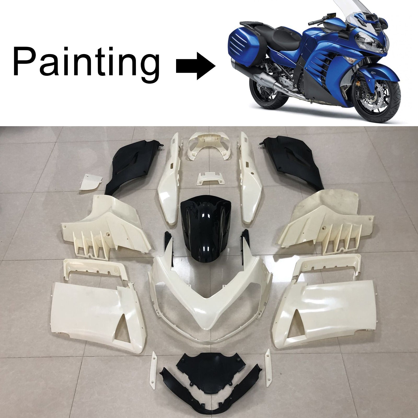 Kawasaki GTR1400 ZG1400 2007-2009 Fairing Kit