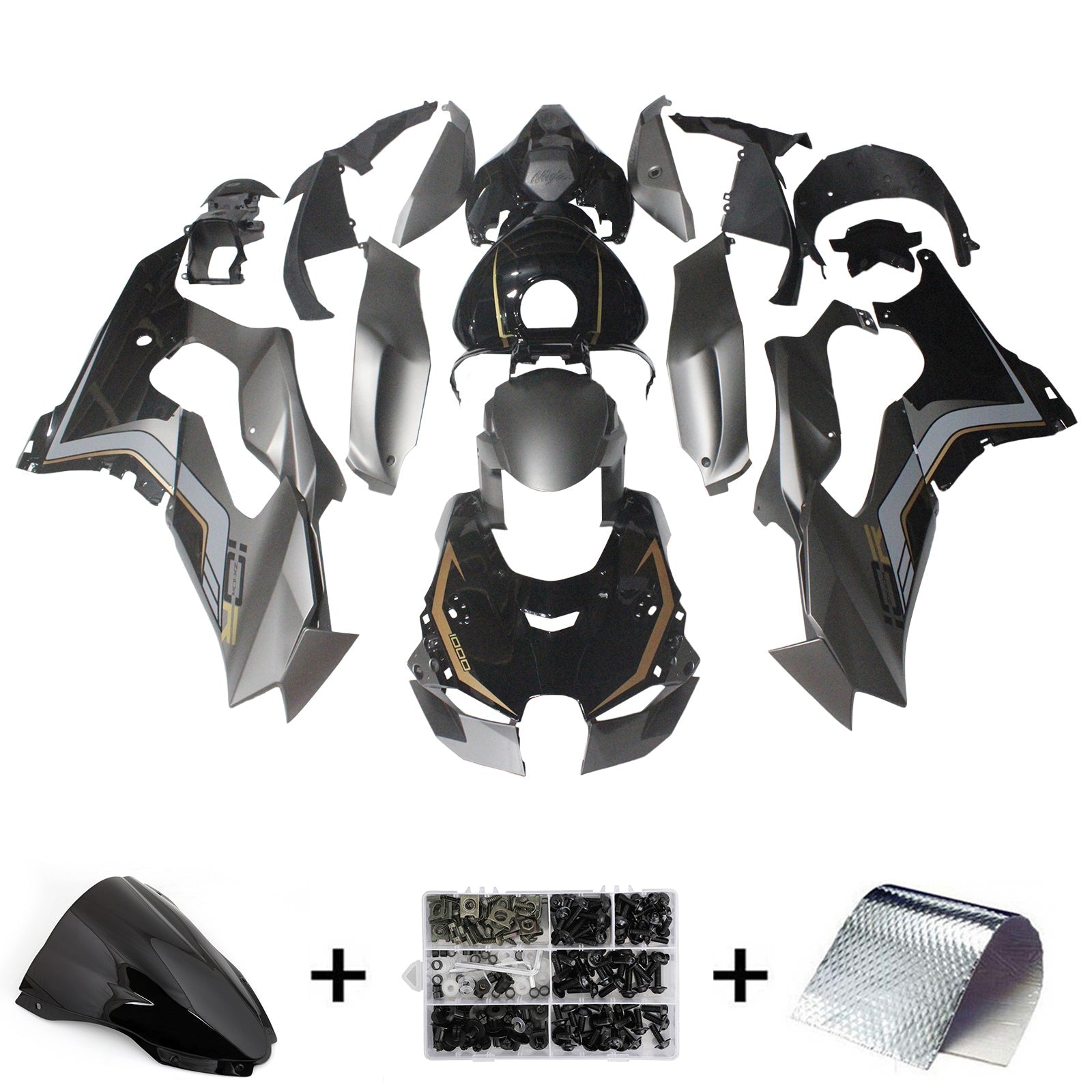 Kawasaki ZX-10R ZX-10RR 2021-2024 Fairing Kit Bodywork ABS