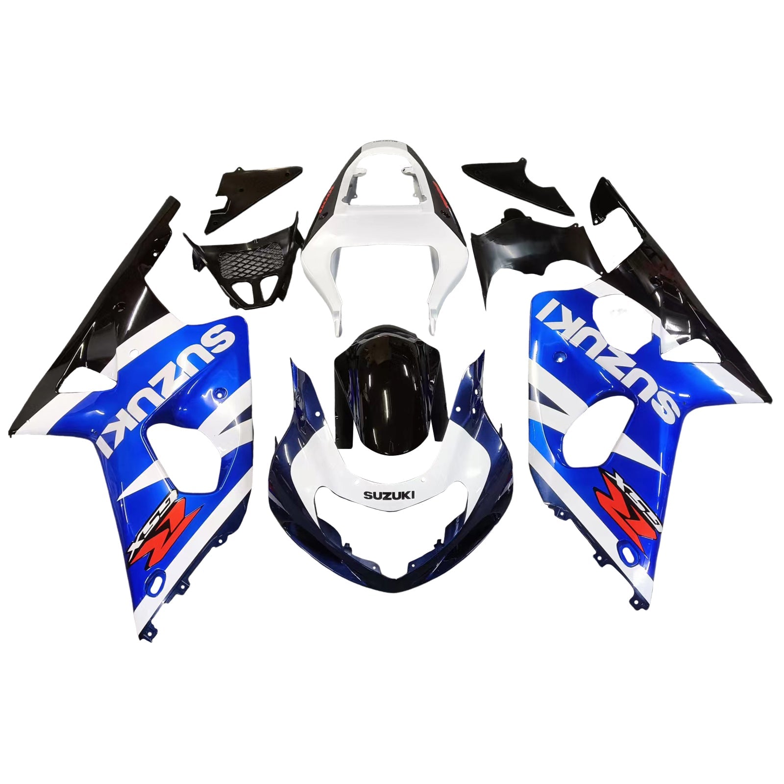 Fairings 2000-2002 Suzuki GSXR 1000 Blue White Black GSXR Generic