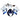 Fairings 2003-2004 Suzuki GSXR 1000 White & Blue GSXR Generic