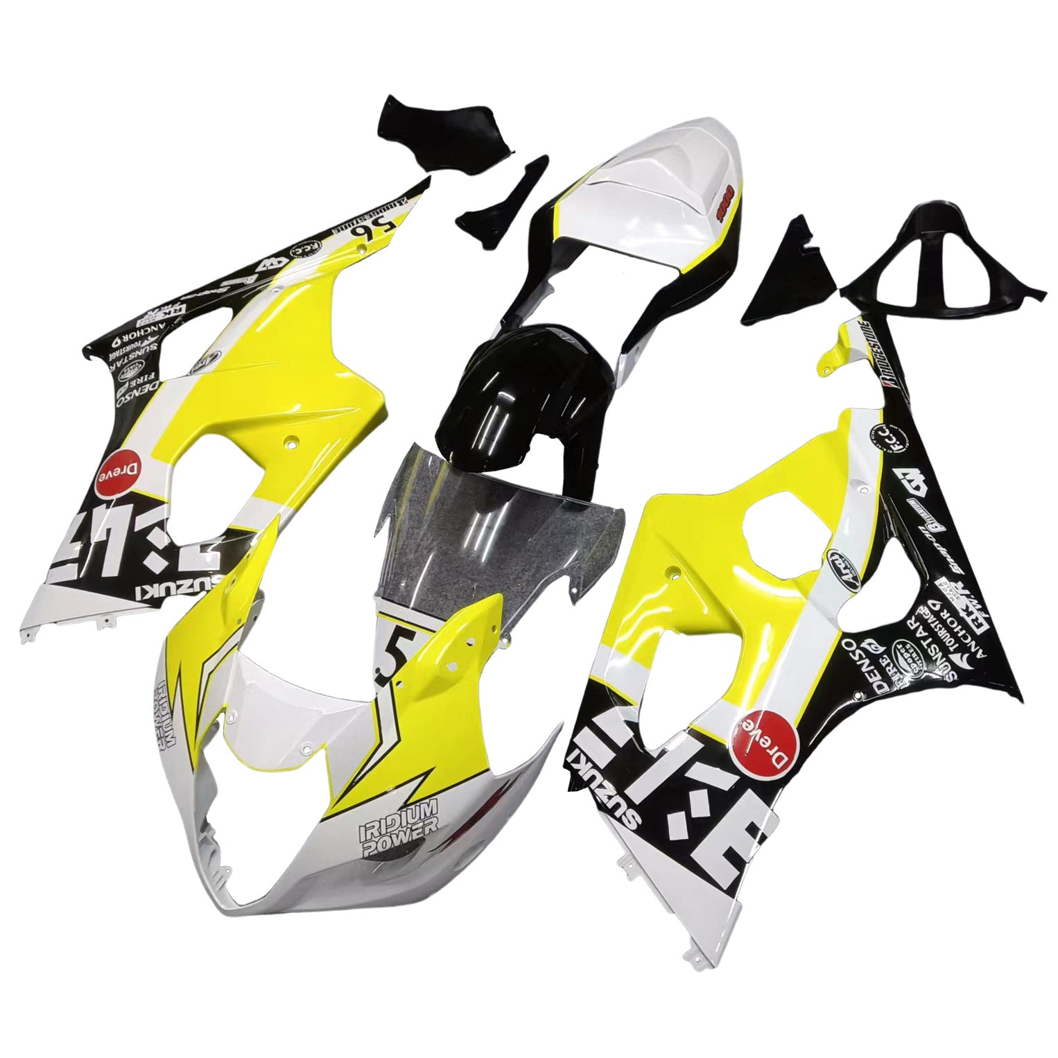 Suzuki GSXR1000 2003-2004 K3 Fairing Kit Bodywork Plastic ABS