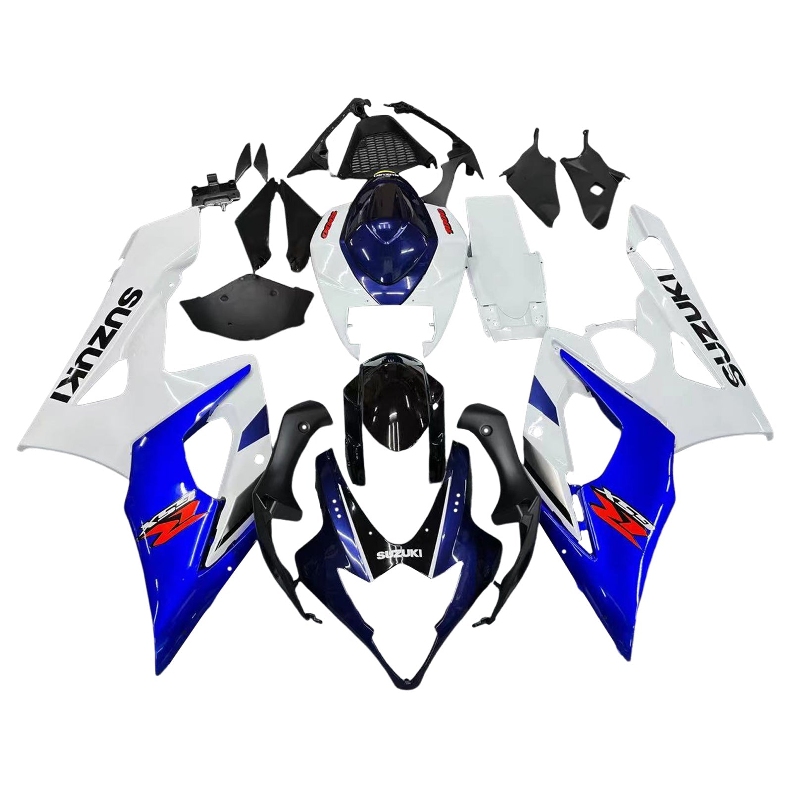 Carenados 2005-2006 Suzuki GSXR 1000 Blanco y Azul GSXR