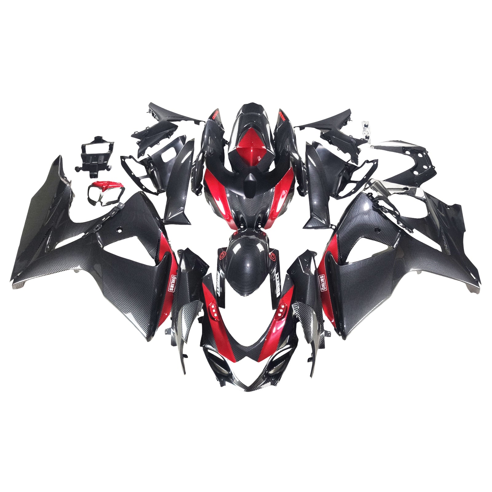 Amotopart Suzuki GSXR1000 2009-2016 K9 Fairing Kit Bodywork Plastic ABS