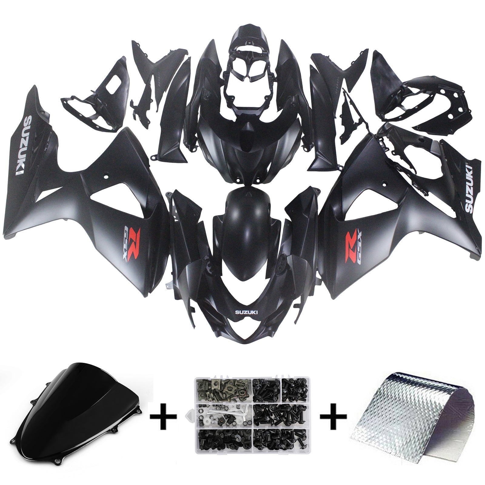 Amotopart Suzuki GSXR1000 2009-2016 K9 Fairing Kit Bodywork Plastic ABS