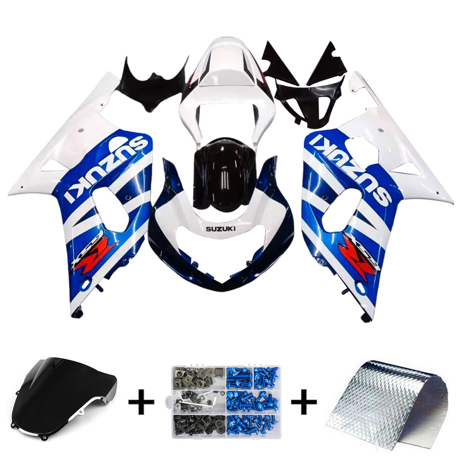 Suzuki GSXR600 2001-2003 Fairing Kit Bodywork Plastic ABS