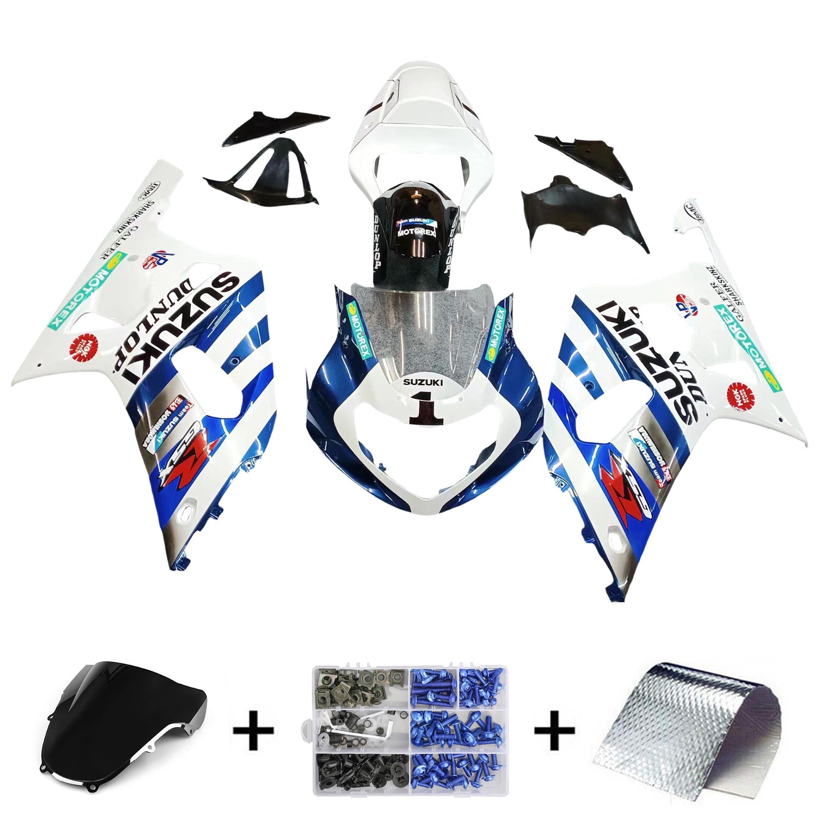Darupsun Suzuki GSXR600 2001-2003 GSXR750 2000-2003 K1 Fairing Kit