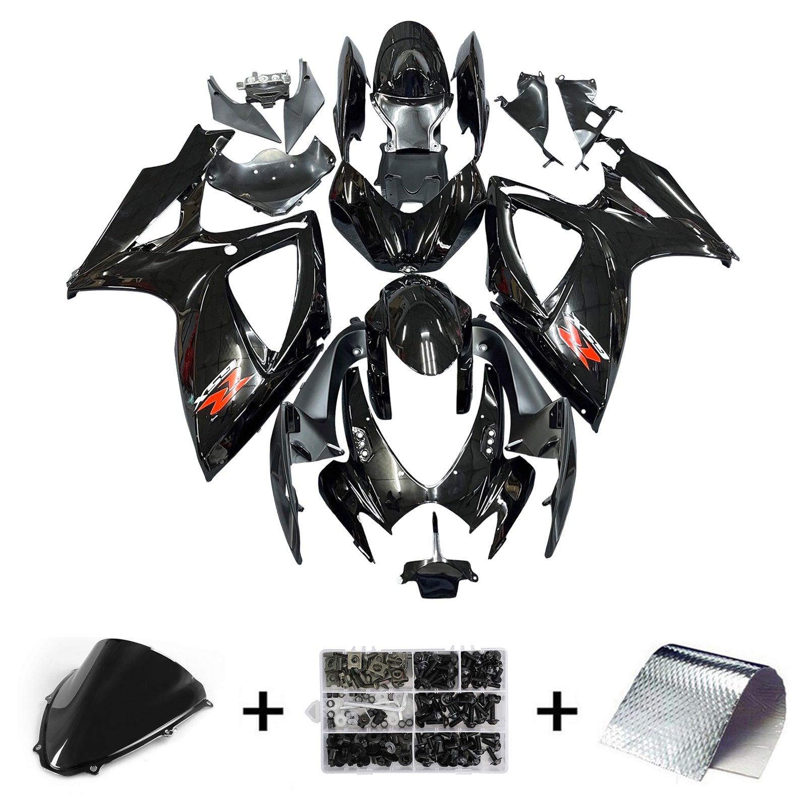 Fairing Kit For SUZUKI GSXR 600 750 2006-2007 06 07 Black Generic