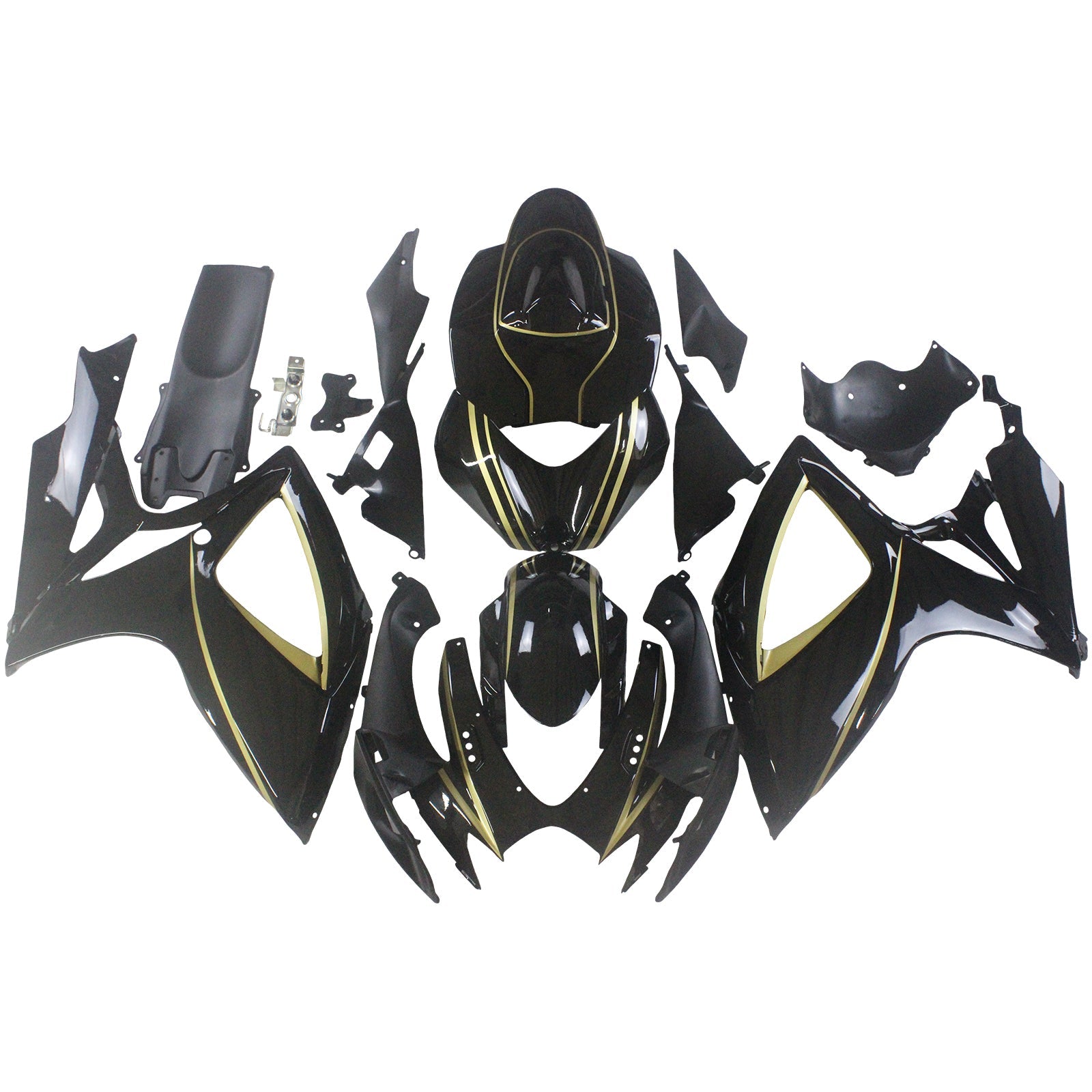 Darupsun Suzuki GSXR 600/750 2006-2007 K6 Fairing Kit Bodywork Plastic ABS