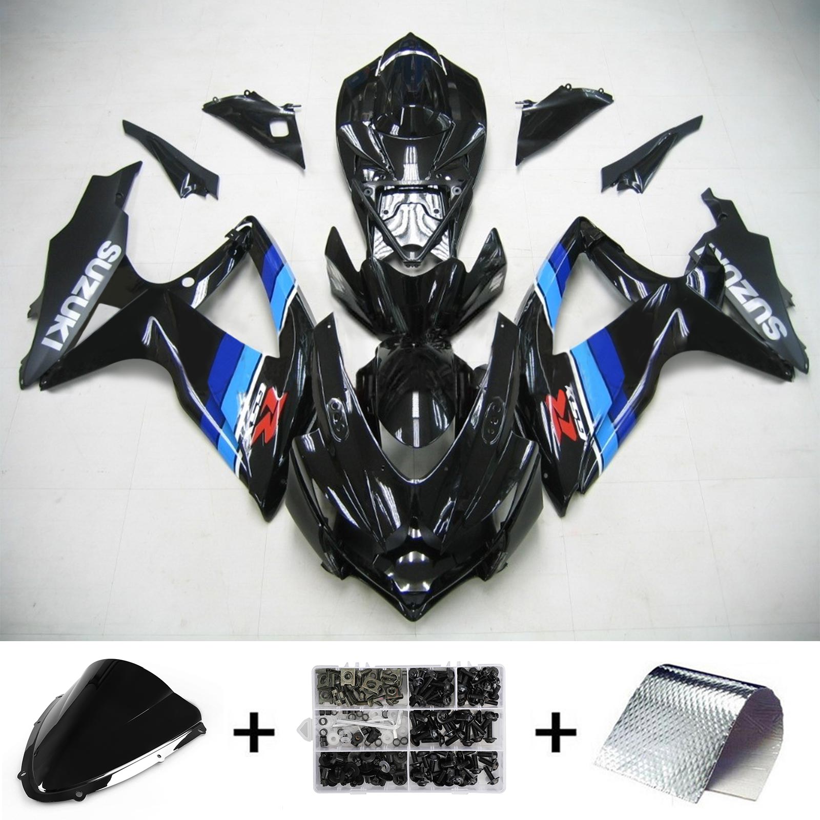 Suzuki GSXR 600/750 2008-2010 Kit Carenado Carrocería Plástico ABS K8