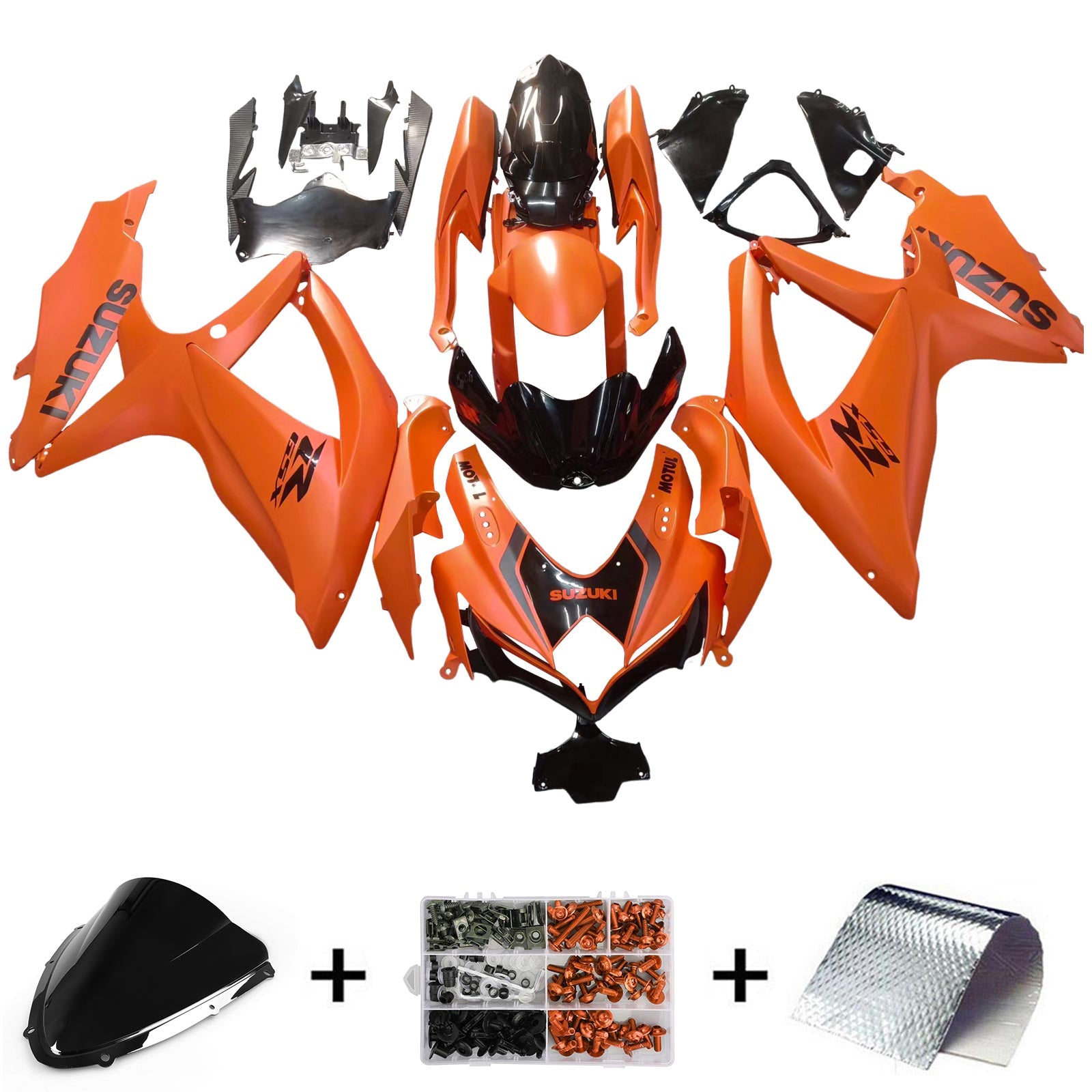 Suzuki GSXR 600/750 2008-2010 Kit Carenado Carrocería Plástico ABS K8