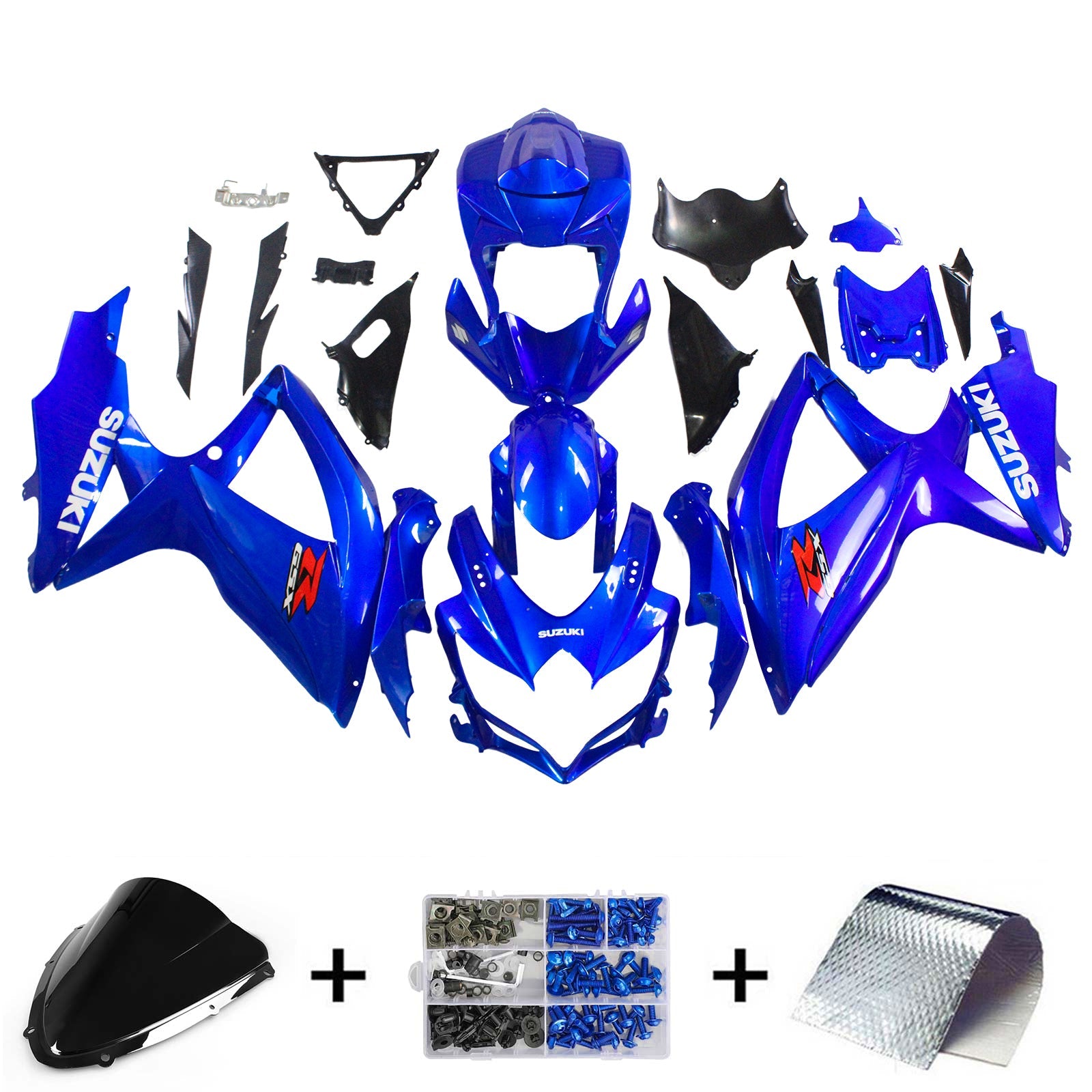 Suzuki GSXR 600/750 2008-2010 Fairing Kit Bodywork Plastic ABS K8